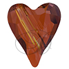 SWAROVSKI 5743 Wild Heart Bead, 12mm Red Magma